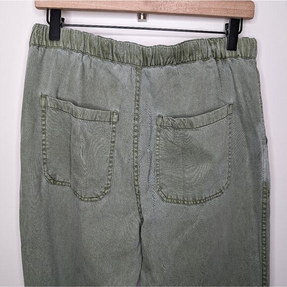 Sundance Army Green Tencel Joggers | Size Small - Picture 6 of 11